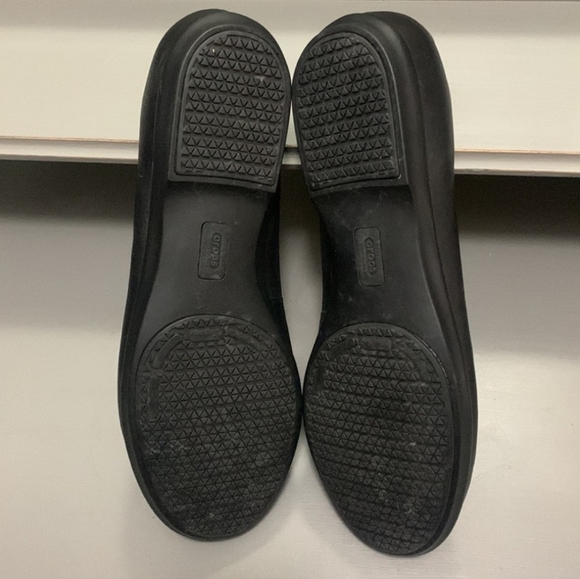 Crocs Work Shoes - Black flats women's size 10 - Picture 2 of 2